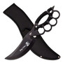 Fantasy Master FMT-051BK King Cobra Black Fixed Blade, Sheath and Blade View
