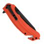 Kershaw 8650ST Orange Barricade Rescue Spring Assist Knife, Black Combo Blade, Clip View