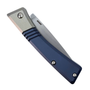 Benchmade 315 Successor Slipjoint Crater Blue Aluminum Handles with Ash Gray Bolsters Folding Knife, M390 Satin Drop Point Blade, Closed View