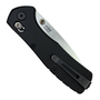 Buck 791 Black Aluminum Range Elite Crossbar Lock Folding Knife, MagnaCut Satin Drop Point Blade, Clip View