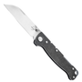 Boker Plus Black Stonewash Atlas Backlock Knife, Satin Sheepsfoot TS Blade