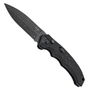 Boker Plus Black Intention II Auto Knife, Dark Stonewash Dagger Blade