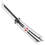 Crimson Kiss White Butterfly Knife, Two-Tone Tanto Blade