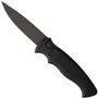 Piranha Velocity Auto Knife, Black Drop Point