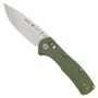 Buck 791 Green GFN Range Pro Crossbar Lock Folding Knife, Satin Drop Point Blade