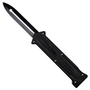 Shadowline Front-Switch OTF Auto Knife, Black Spear Point Blade
