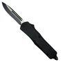 Smooth Operator Small OTF Auto Knife, Black Drop Point Blade