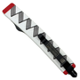 Katana Flame OTF Knife, Drop Point Blade, Clip View