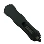 Blackline Breach Tactical OTF Knife, Black Tanto Blade, Clip View