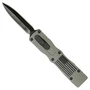 Flagborne Gray USA Mini Front Switch OTF Knife, Dagger Blade