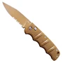 Boker Plus Desert Tan Kalashnikov Auto Knife, Desert Tan Combo Blade