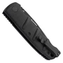 Boker Plus All Black Kalashnikov Auto Knife, Black Tanto Blade, Clip View