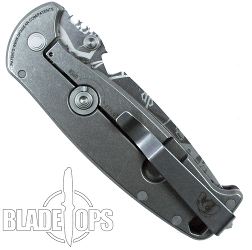 DPx Gear HEST/Mr. DP Coyote Folder Knife, ELMAX Stonewash Combo Blade