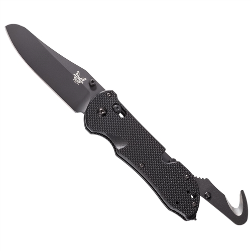 Benchmade 915BK Triage Folder Knife, N680 Black Blade