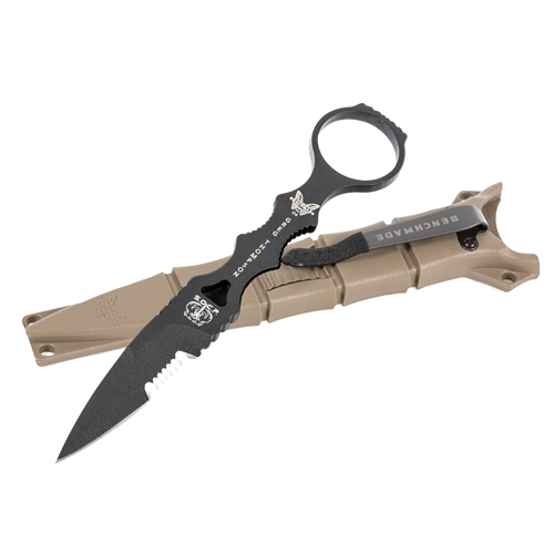 Benchmade 178SBKSN SOCP Dagger S/E Fixed Blade Knife, Sand Sheath