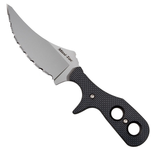 Cold Steel Mini Tac Skinner Fixed Blade Knife, AUS-8A Full