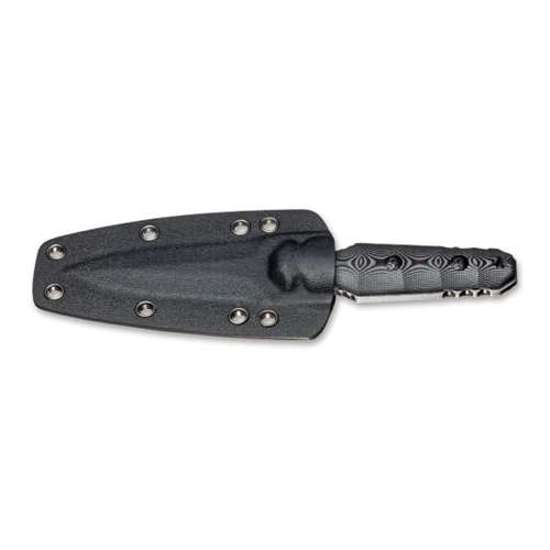 Boker Magnum 02SC518 Black/Grey Lil' Grave Digger Micarta Fixed
