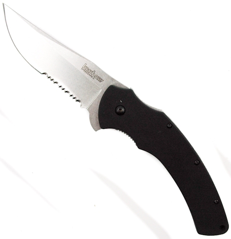 Kershaw Tremor Speedsafe Assist Knife, Combo Blade, KS1950ST