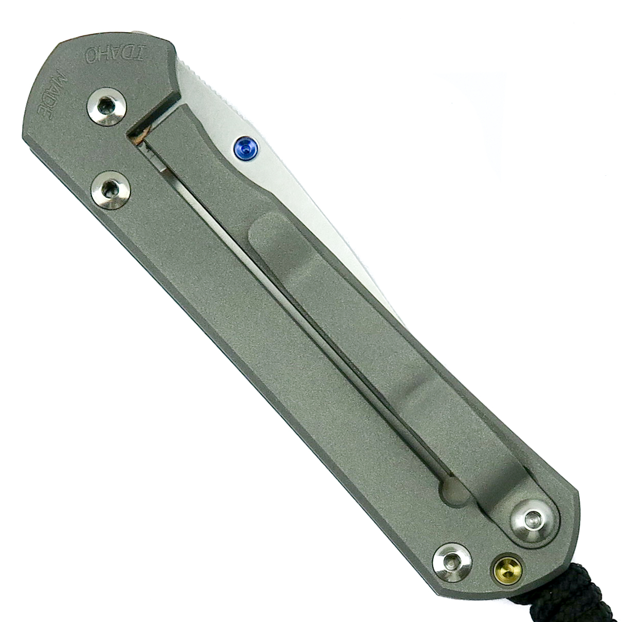 Chris Reeve CGG Waveform Small Sebenza 21 Knife, Stonewash Plain