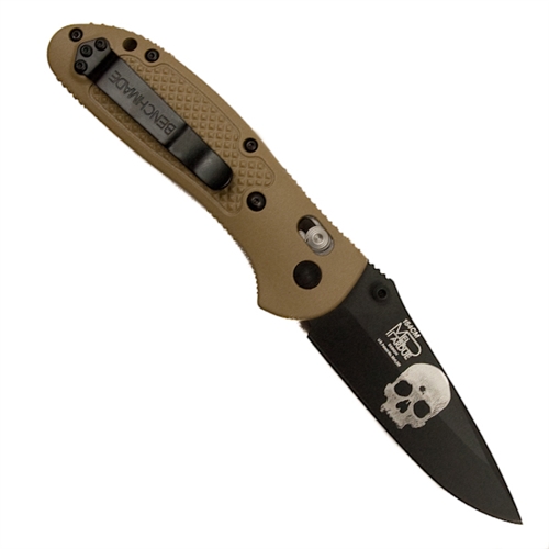 Benchmade 551BKSN-AS Sand American Snipers Griptilian Folder Knife
