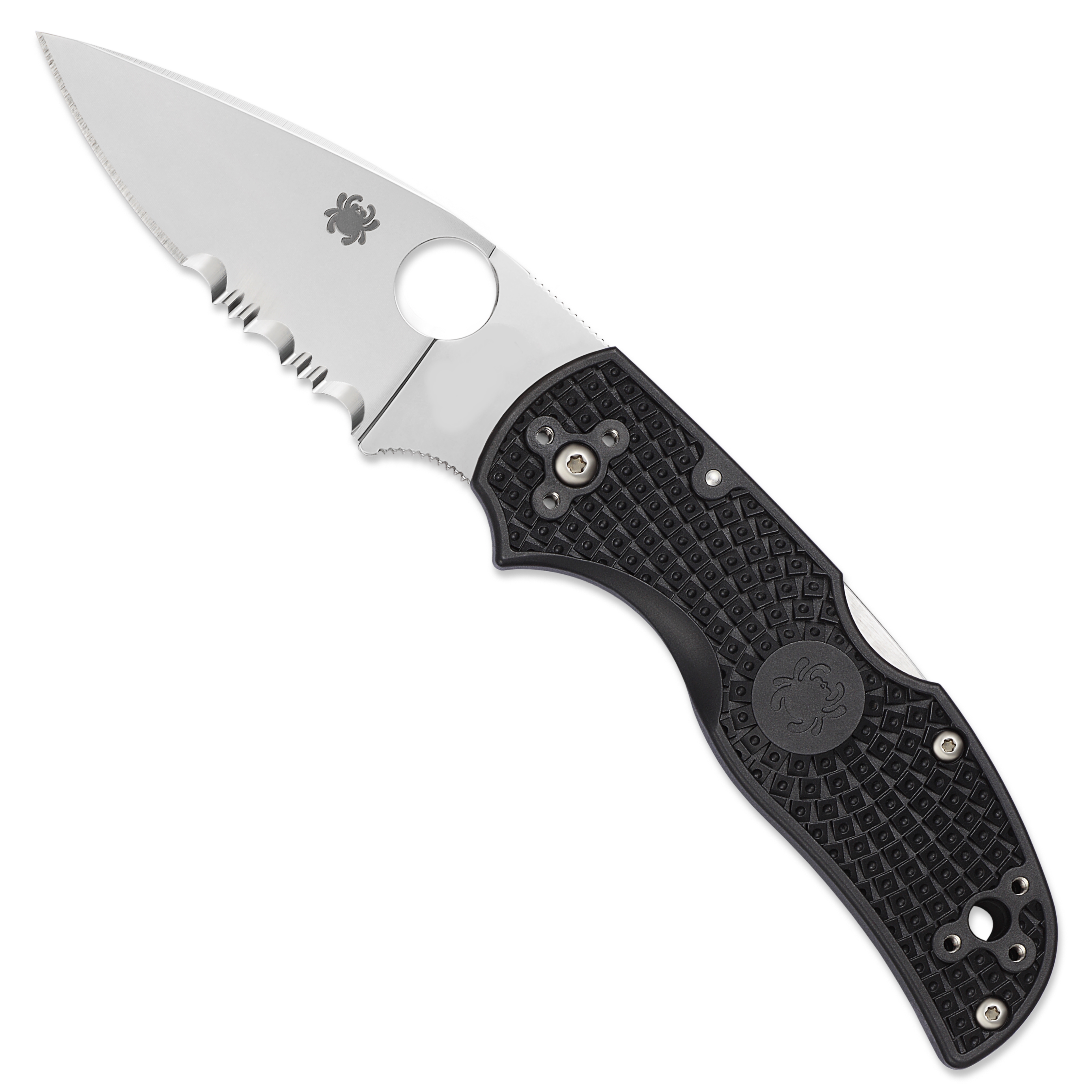 Spyderco Lightweight Native 5 Folder Knife, CPM-S35VN Satin Combo 