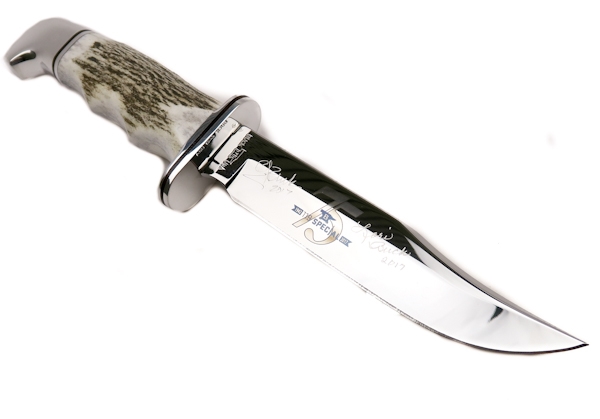 Buck 0119EKSDK 75th Anniversary 119 Special Elk/Aluminum Fixed