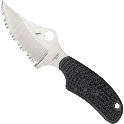 Spyderco FB35SBK ARK Salt Fixed Blade Knife, H-1 Satin SpyderEdge
