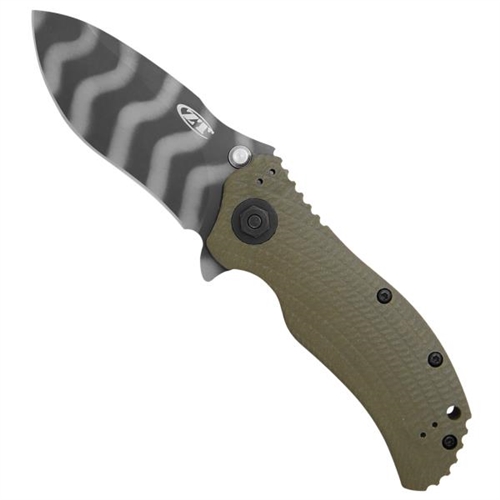 Zero Tolerance 0301 Spring Assist Knife, S30V Tigerstripe Plain