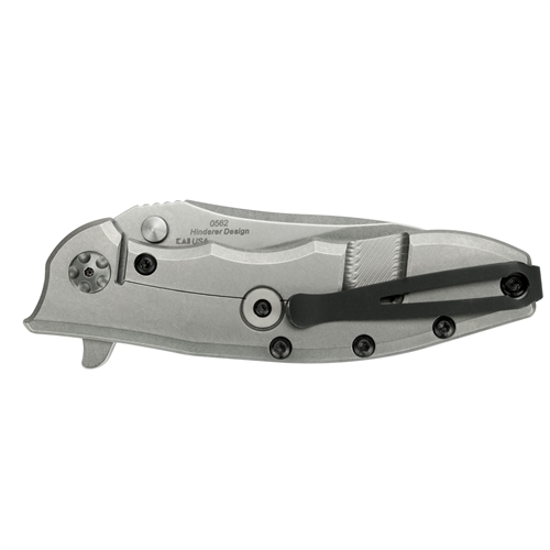 Zero Tolerance 0562 Hinderer Flipper Knife, CPM-S35VN Stonewash Blade