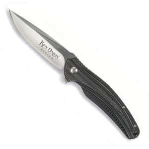 ken kenさん専用② Ken Onion Ripple 2 Knife, Ti-Nitride Charcoal Stainless Scales