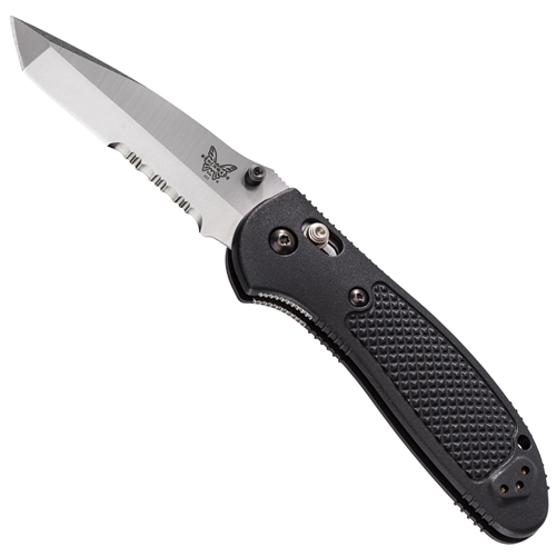 Benchmade 553S Griptilian Tanto Folder Knife, 154CM Satin Combo Blade