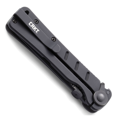 CRKT Shizuka Noh Ken 2926 Folder Knife, Tanto Black Blade