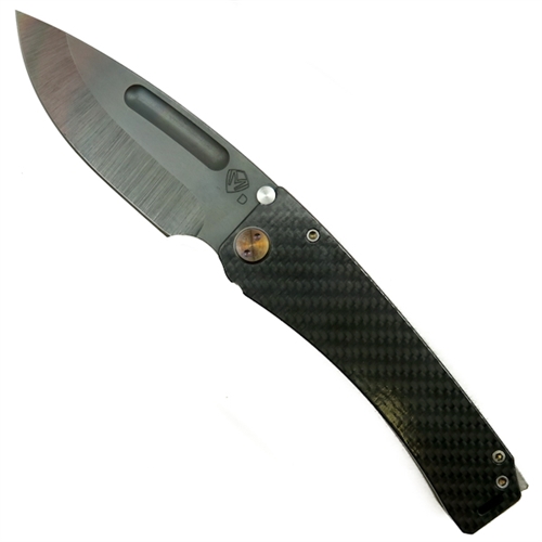 Medford Knife & Tool MK07DVD-05AN Marauder Carbon Fiber/Bronze