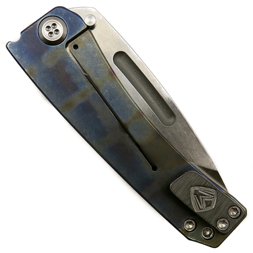 Medford Knife & Tool MK34DSTD-03FL Dress Marauder Flamed Titanium