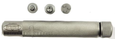 Microtech Official Tri-Pin Wrench Kit, Bead Blast Finish, MT99-7