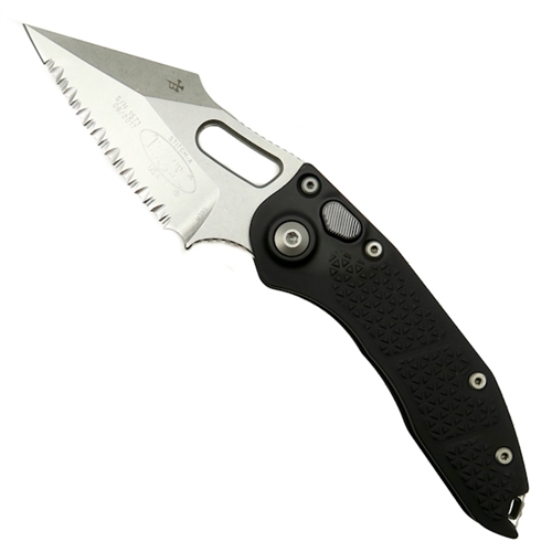Microtech 169-12 Borka Stitch Wharncliffe Auto Knife, Full