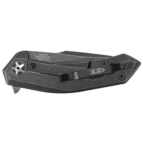 Zero Tolerance 0095BW BlackWash Titanium Flipper Knife, CPM-S35VN