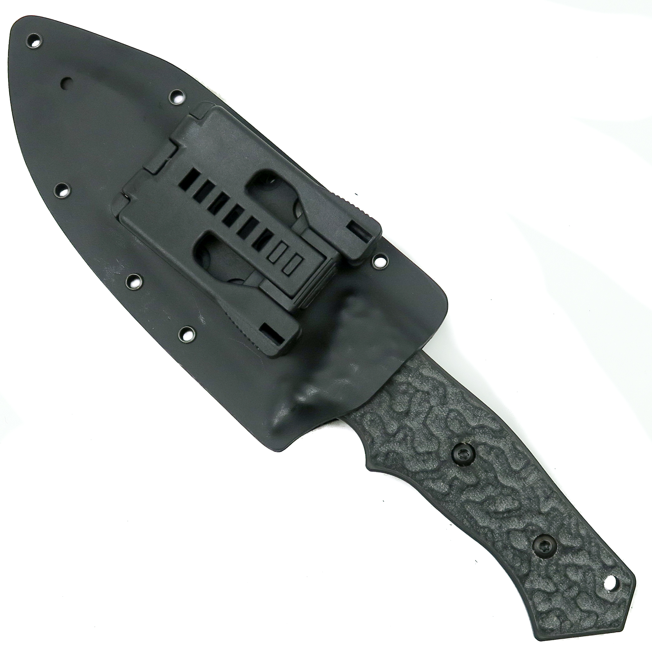 ProTech Spindrift SD3 Fixed Blade Knife, DLC Black Plain Blade
