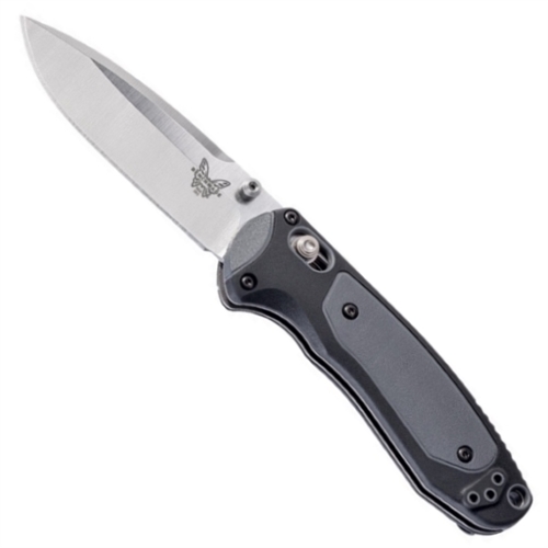 Benchmade 595 Black/Grey Mini Boost Spring Assist Knife, CPM-S30V