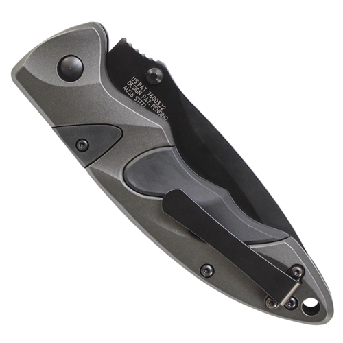 Schrade Black Sure-Lock Folder Knife, AUS-8 Black Blade