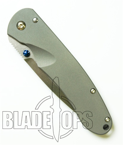 Bradley Cutlery Alias 1, Titanium Plain Edge Manual Folding Knife