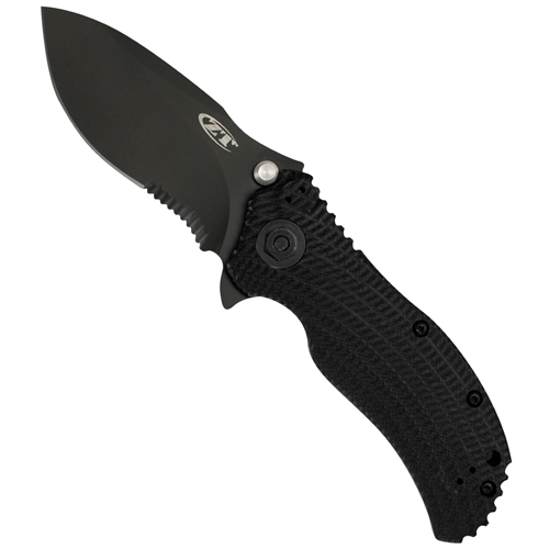 Zero Tolerance 0300ST Strider Onion Assist Folder Knife (Black, P/S)