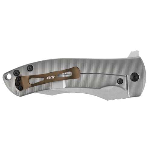 Zero Tolerance 0920 Titanium Flipper Knife, CPM-20CV Stonewash Blade