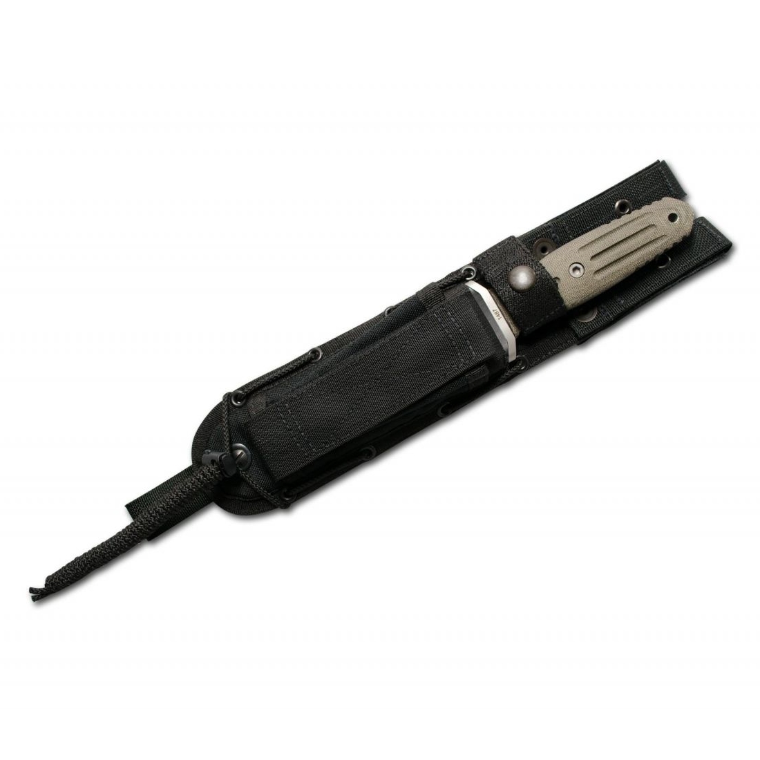 Boker Applegate Fairbairn 5.5 Fixed Blade Combat Knife, Green Micarta