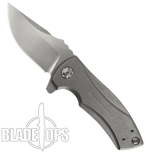 Zero Tolerance Les George 0900 Flipper Knife, Stonewash Blade