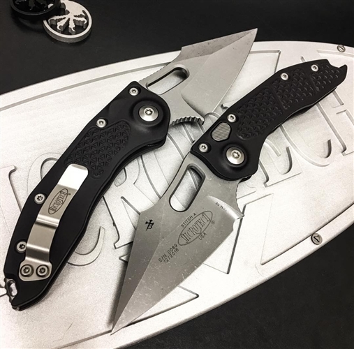 Microtech 169-10AP Borka Stitch Wharncliffe Auto Knife
