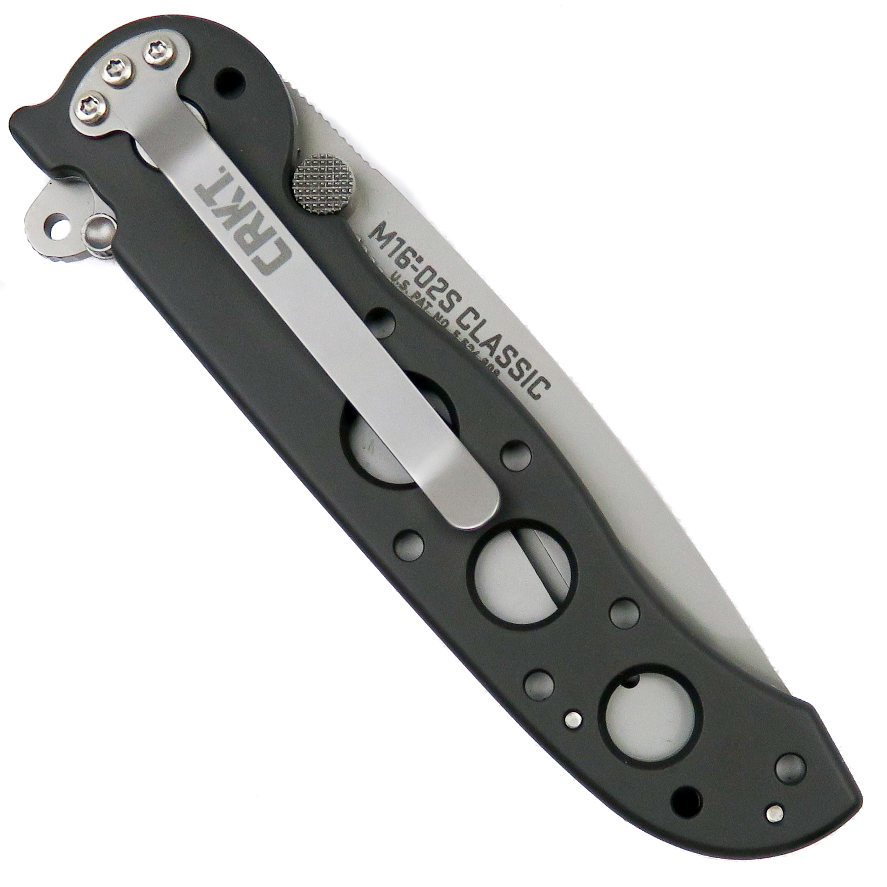 CRKT M16-02S Classic Folder Knife, BeadBlast Tanto Point Blade