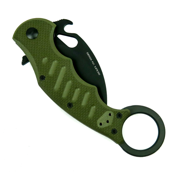 Fox Knives 01FX599OD OD Green Mini Karambit Folder Knife, N680Co