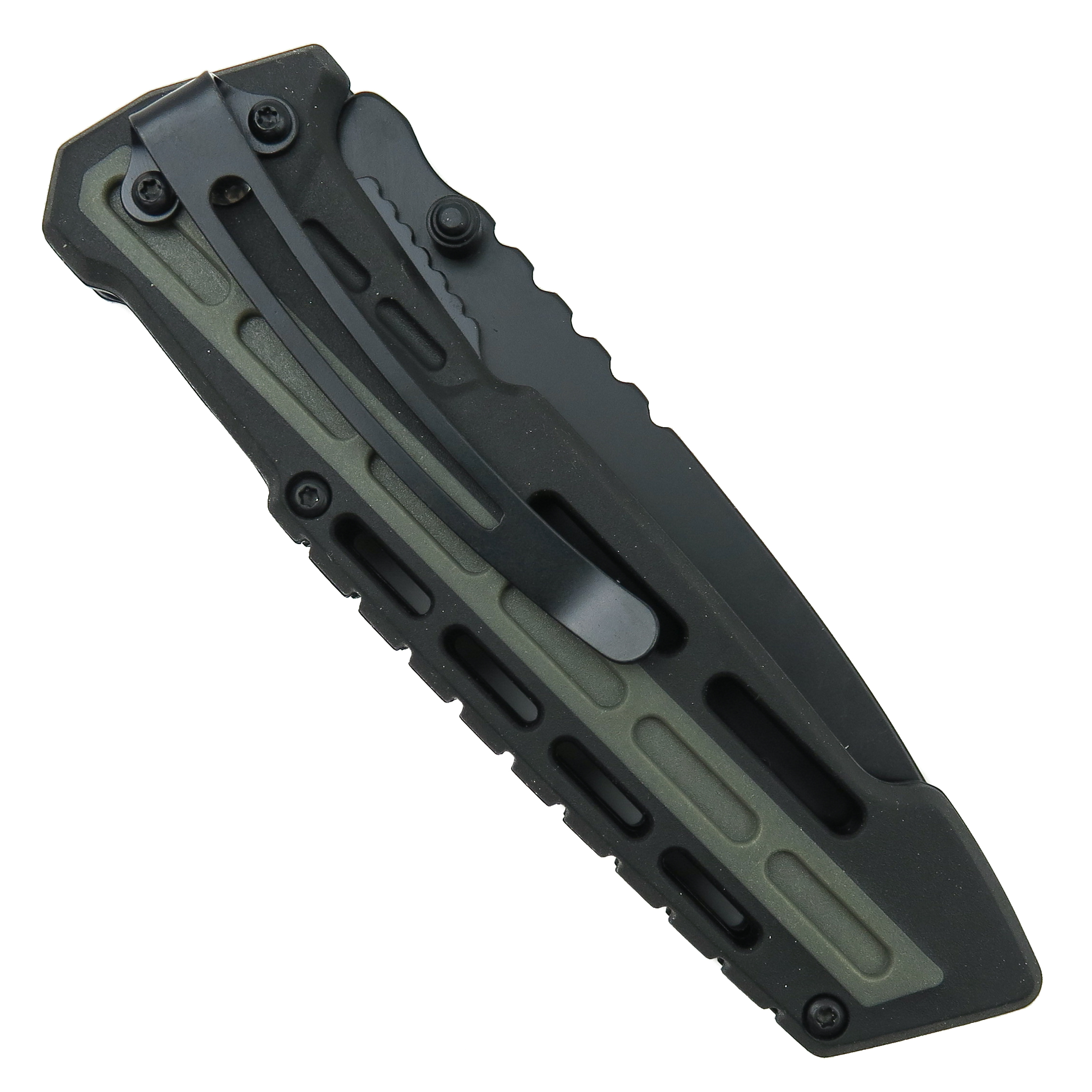 Smith & Wesson M&P AR Tanto Folder Knife, Black Combo Blade