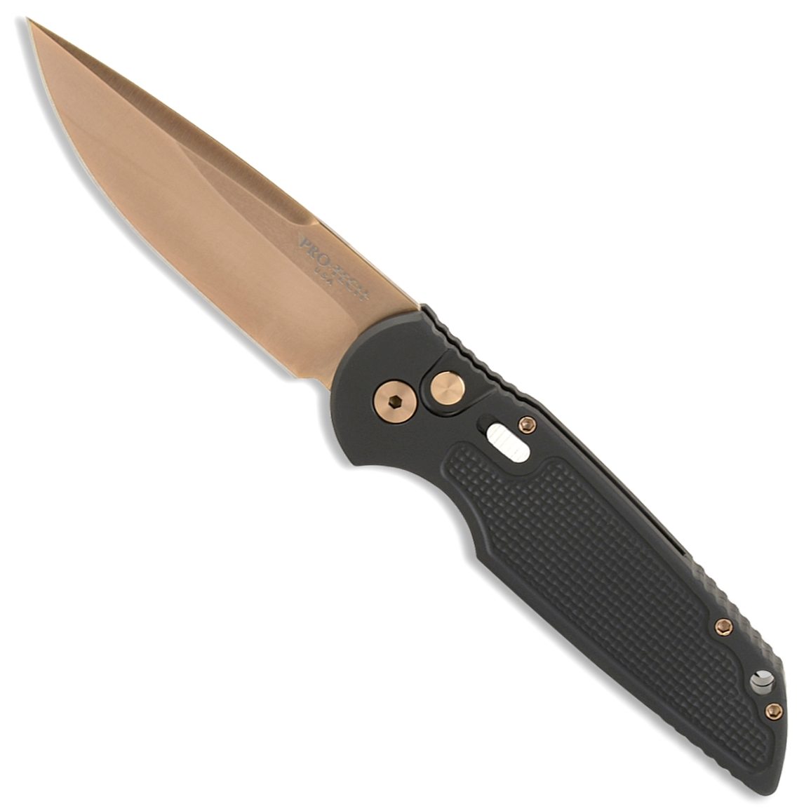 Pro-Tech 20th Anniversary TR-3 Auto Knife, Rose Gold Blade | BladeOps